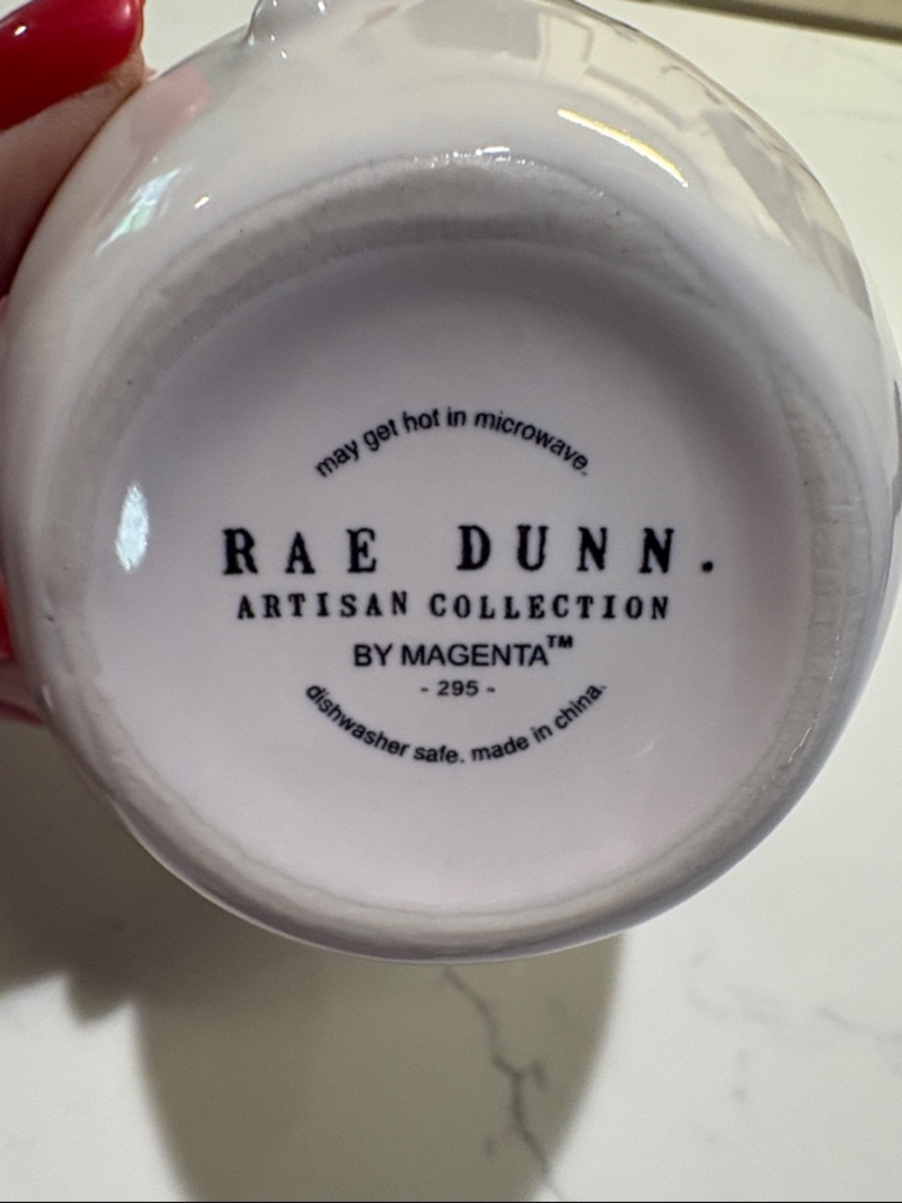 Rae Dunn White Ceramic Nesting Measuring Bowls with Red Candy Cane Accent - Picture 6 of 7